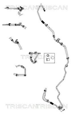 TRISCAN Hydraulická hadica pre riadenie 8516 43005 1