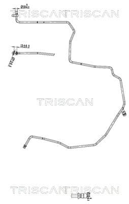 TRISCAN Vysoko/nízkotlakové vedenie klimatizácie 9010 14003 1