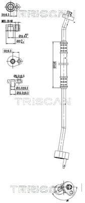 TRISCAN Vysoko/nízkotlakové vedenie klimatizácie 9010 16005 1