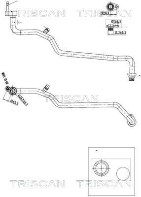 TRISCAN Vysoko/nízkotlakové vedenie klimatizácie 9010 16006 1