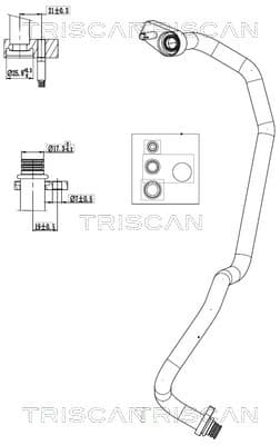 TRISCAN Vysoko/nízkotlakové vedenie klimatizácie 9010 16016 1