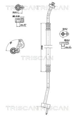 TRISCAN Vysoko/nízkotlakové vedenie klimatizácie 9010 16042 1