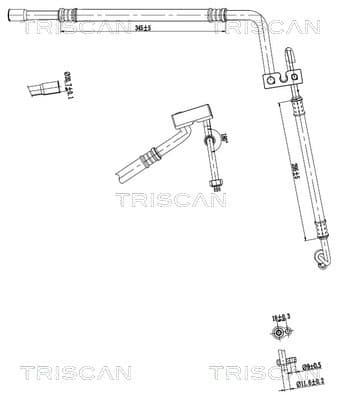 TRISCAN Vysoko/nízkotlakové vedenie klimatizácie 9010 16072 1