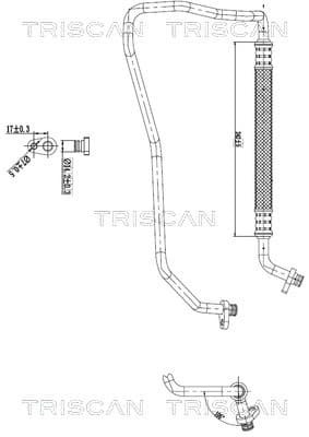 TRISCAN Vysoko/nízkotlakové vedenie klimatizácie 9010 28014 1