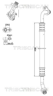 TRISCAN Vysoko/nízkotlakové vedenie klimatizácie 9010 28030 1
