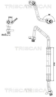 TRISCAN Vysoko/nízkotlakové vedenie klimatizácie 9010 28057 1