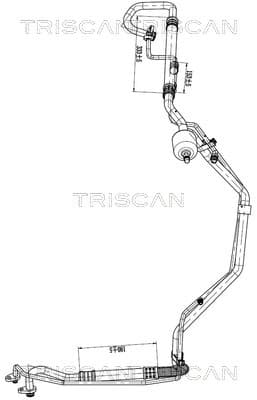 TRISCAN Vysoko/nízkotlakové vedenie klimatizácie 9010 28065 1