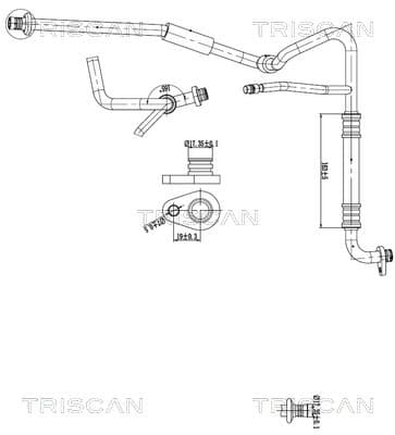 TRISCAN Vysoko/nízkotlakové vedenie klimatizácie 9010 28069 1