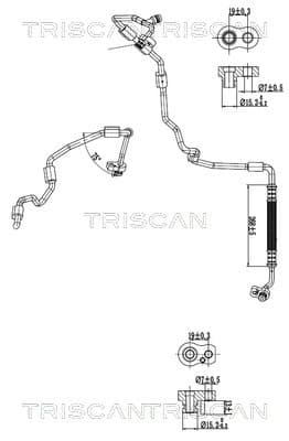 TRISCAN Vysoko/nízkotlakové vedenie klimatizácie 9010 29073 1