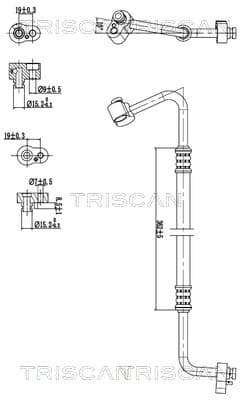 TRISCAN Vysoko/nízkotlakové vedenie klimatizácie 9010 29075 1