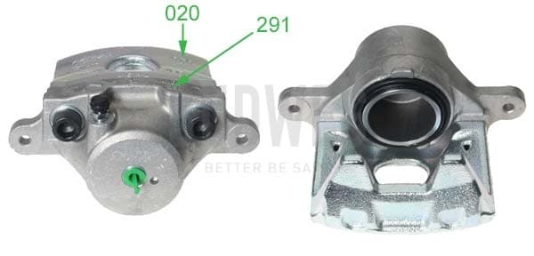 BUDWEG CALIPER Brzdový strmeň 345624 1