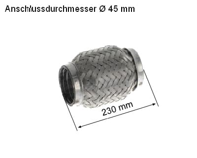 HJS Pružný diel výfuku 83008502 1