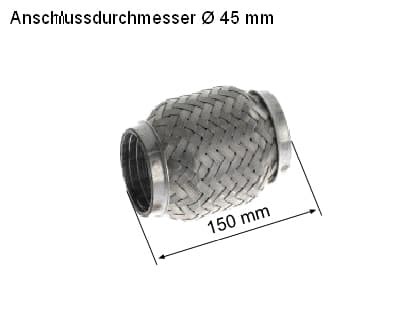 HJS Pružný diel výfuku 83008507 1