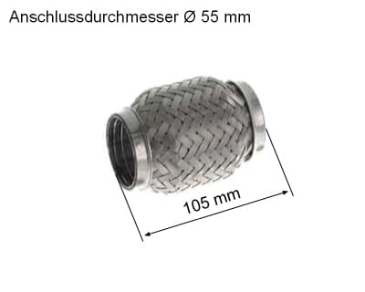 HJS Pružný diel výfuku 83008518 1