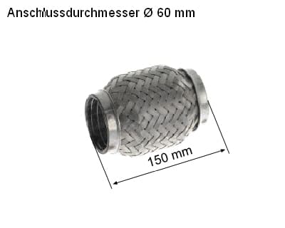 HJS Pružný diel výfuku 83008520 1