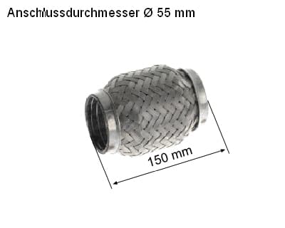 HJS Pružný diel výfuku 83008523 1