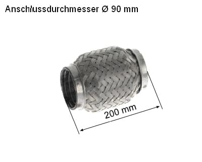 HJS Pružný diel výfuku 83008539 1