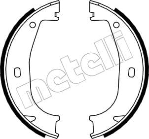 METELLI Sada brzd. čeľustí parkov. brzdy 530016 1