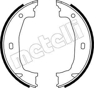 METELLI Sada brzd. čeľustí parkov. brzdy 530018 1