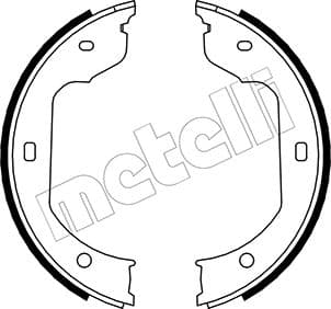 METELLI Sada brzd. čeľustí parkov. brzdy 530019 1