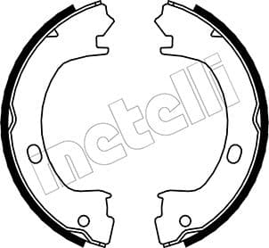 METELLI Sada brzd. čeľustí parkov. brzdy 530031 1
