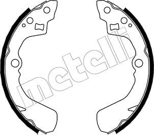 METELLI Sada brzdových čeľustí 530037 1