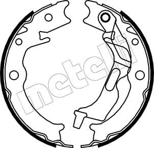 METELLI Sada brzd. čeľustí parkov. brzdy 530052 1