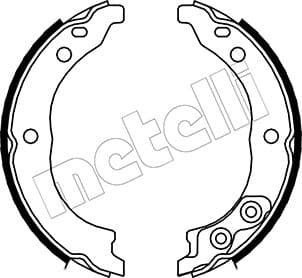 METELLI Sada brzd. čeľustí parkov. brzdy 530089 1