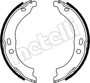 METELLI Sada brzd. čeľustí parkov. brzdy 530094 1