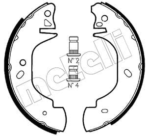 METELLI Sada brzdových čeľustí 530126 1