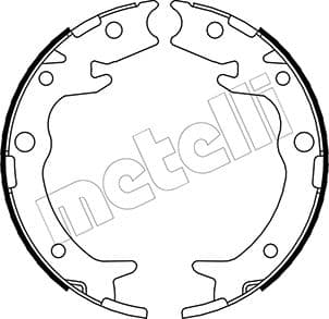METELLI Sada brzd. čeľustí parkov. brzdy 530159 1