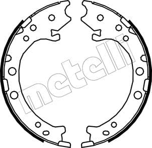 METELLI Sada brzd. čeľustí parkov. brzdy 530162 1