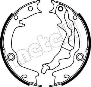 METELLI Sada brzd. čeľustí parkov. brzdy 530187 1