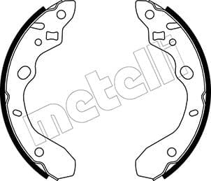 METELLI Sada brzdových čeľustí 530214 1