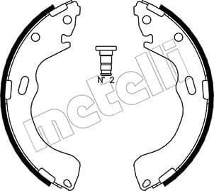 METELLI Sada brzdových čeľustí 530216 1