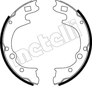 METELLI Sada brzdových čeľustí 530221 1