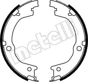 METELLI Sada brzd. čeľustí parkov. brzdy 530230 1