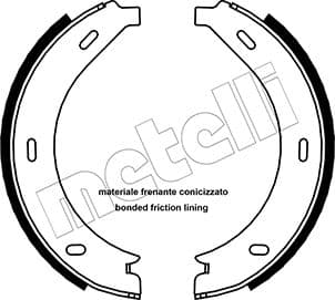 METELLI Sada brzd. čeľustí parkov. brzdy 530236 1