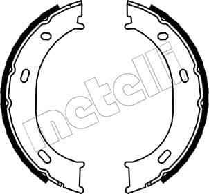 METELLI Sada brzd. čeľustí parkov. brzdy 530239 1