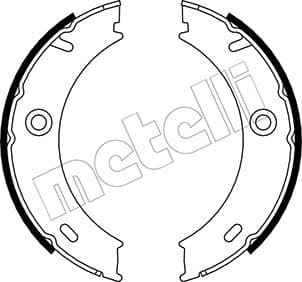 METELLI Sada brzd. čeľustí parkov. brzdy 530240 1