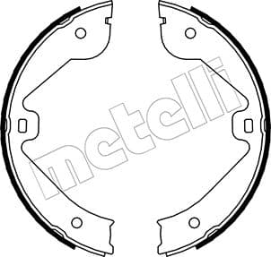 METELLI Sada brzd. čeľustí parkov. brzdy 530244 1