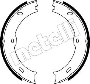 METELLI Sada brzd. čeľustí parkov. brzdy 530246 1