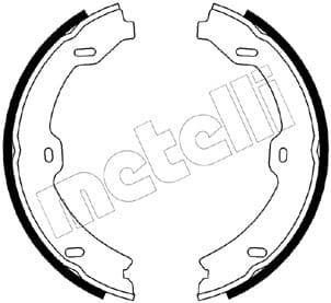 METELLI Sada brzd. čeľustí parkov. brzdy 530247 1