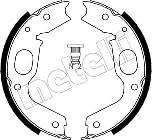 METELLI Sada brzd. čeľustí parkov. brzdy 530264 1