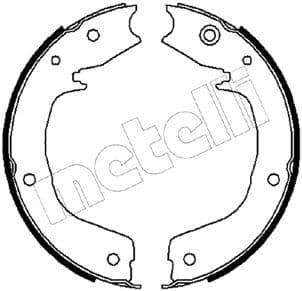 METELLI Sada brzd. čeľustí parkov. brzdy 530267 1