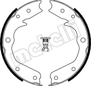 METELLI Sada brzd. čeľustí parkov. brzdy 530315 1