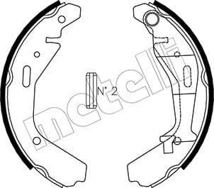 METELLI Sada brzdových čeľustí 530318 1