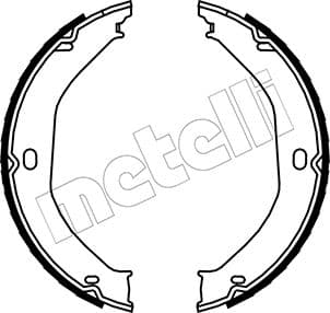 METELLI Sada brzd. čeľustí parkov. brzdy 530360 1