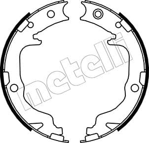 METELLI Sada brzd. čeľustí parkov. brzdy 530362 1