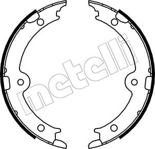 METELLI Sada brzd. čeľustí parkov. brzdy 530449 1
